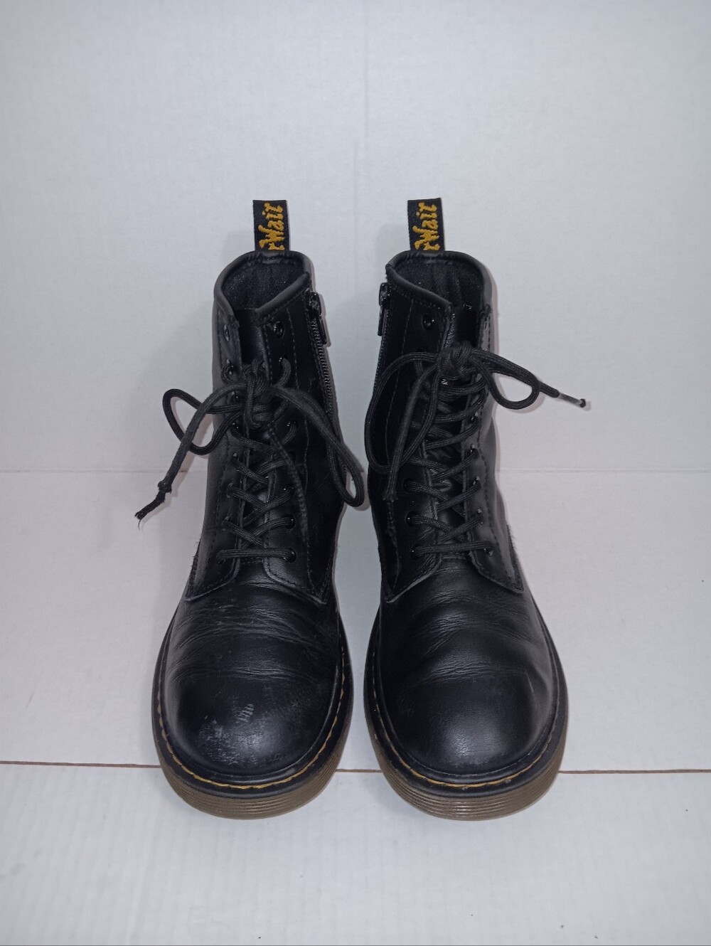 DR. MARTENS 1460 SIDE- ZIP WOMENS SIZE 6 COMBAT STYLE BOOTS